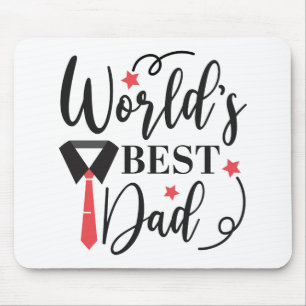 Die beste Vater der Welt - Moderne Typografie   Va Mousepad