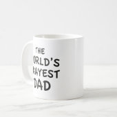 Die beste Vater-Kaffeeproduktion der Welt - Tasse (Vorderseite Links)