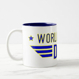 Die beste Vater-Tasse der Welt Zweifarbige Tasse