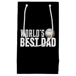 Die beste Vater-Typografie-Baseball der Welt | Ges Kleine Geschenktüte