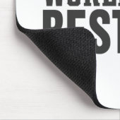 Die beste Vater-Typografie der Welt | Mauspad (Ecke)