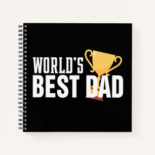 Die beste Vater-Typografie-Trophäe der Welt   Noti Notizblock