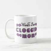 Die beste verstopfenMama der Welt lila Kaffeetasse (Links)