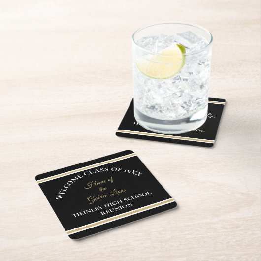 Die beste Wahl! Klassische, Class Wiedersehen Part Rechteckiger Pappuntersetzer (Vor Ort)