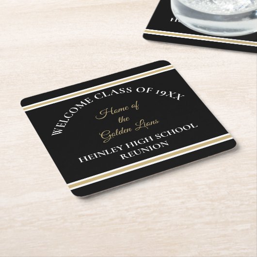 Die beste Wahl! Klassische, Class Wiedersehen Part Rechteckiger Pappuntersetzer (angewinkelt)