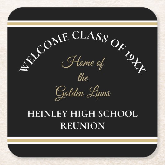 Die beste Wahl! Klassische, Class Wiedersehen Part Rechteckiger Pappuntersetzer (Vorderseite)