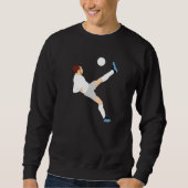 Die Beste Wales-Fußball-Schere kick Sweatshirt (Vorderseite)