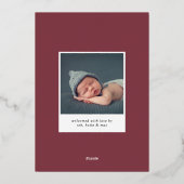 Die beste Weihnachtsfeiertage Ankündigung (Rückseite)