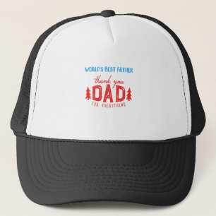 Die beste weitere Danksagung an den Vater für alle Truckerkappe