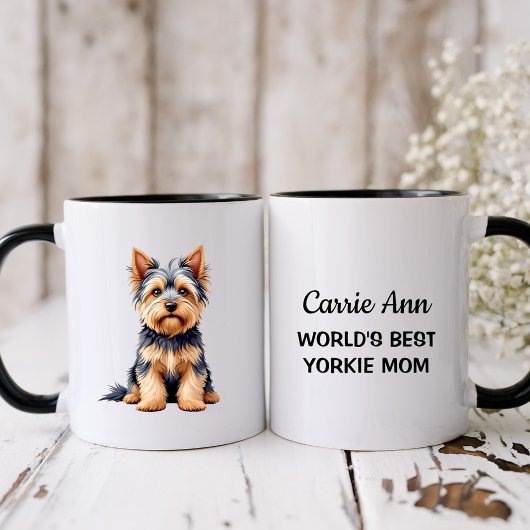 Die beste Yorkie-Mama der Welt mit Bildern Tasse