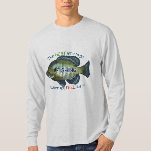 Die beste Zeit für den Fischfang | Bleichfisch T-Shirt (Vorderseite)