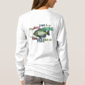 Die beste Zeit für den Fischfang T-Shirt (Rückseite)