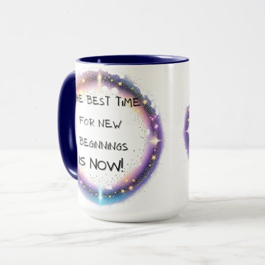 Die beste Zeit... Tasse (Vorderseite Links)