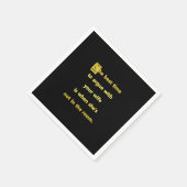 Die beste Zeit, um mit Ihrer Ehefrau zu streiten Serviette (Ecke)