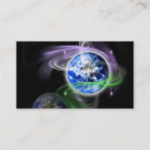 Die Besteigung der Erde Visitenkarte (Rückseite)