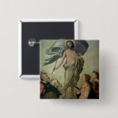 Die Besteigung von Christus, 1595 (Öl auf Platte) Button (Vorne & Hinten)