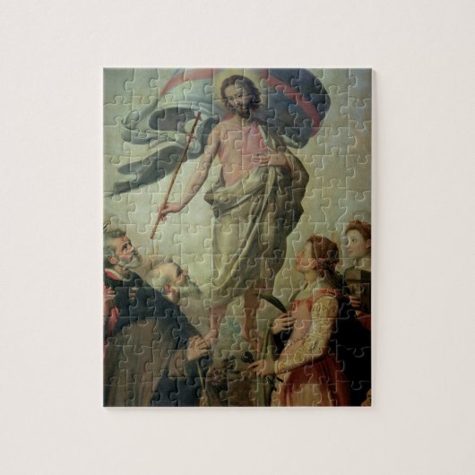 Die Besteigung von Christus, 1595 (Öl auf Platte) Puzzle (Vertikal)