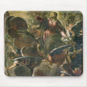 Die Besteigung von Christus (Fresko) Mousepad