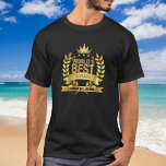 Die besten 5 Gold Stars der Welt T-Shirt<br><div class="desc">Personalisieren Sie für den besten Mann der Welt,  um ein einzigartiges Geschenk zu schaffen. Es ist eine perfekte Art,  ihm zu zeigen,  wie phantastisch er täglich ist. Entwickelt von Thisisnotme©</div>