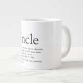 Die besten aller Zeiten - Modernes Schwarz und Wei Jumbo-Tasse (Vorderseite Rechts)