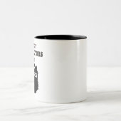 die besten Auftragnehmer haben Bartgeschenk-Mann-T Zweifarbige Tasse (Mittel)