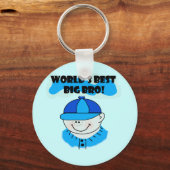 Die besten Big Bro-Trikots und Geschenke der Welt Schlüsselanhänger (Vorderseite)