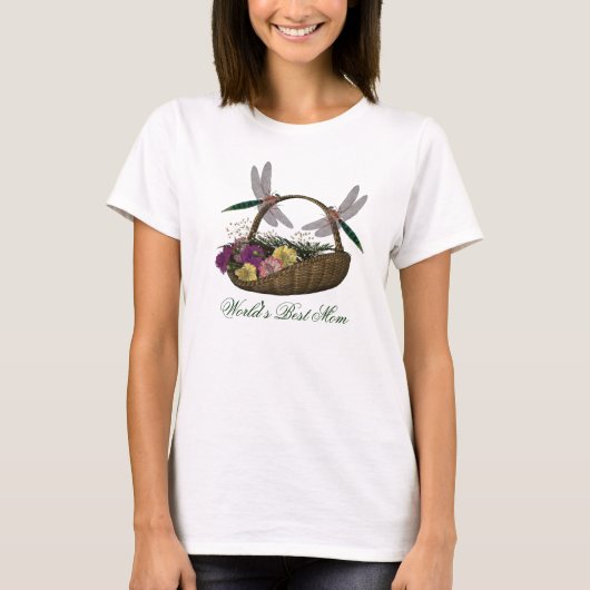 Die besten Blume der Mama T-Shirt (Vorderseite)
