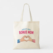 Die besten Bonus-Mama-Hands der Welt Tragetasche (Rückseite)