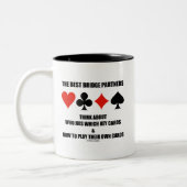 Die besten Bridge-Partner denken darüber nach, wer Zweifarbige Tasse (Links)