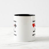 Die besten Bridge-Partner denken darüber nach, wer Zweifarbige Tasse (Mittel)