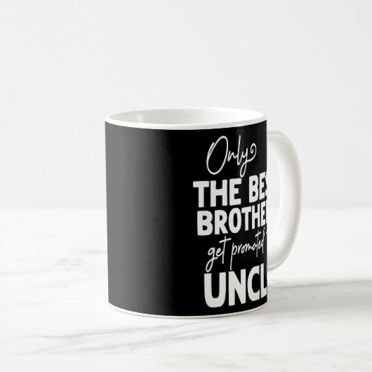 Die besten Brüder werden zu Onkel befördert Kaffeetasse (VorderseiteRechts)