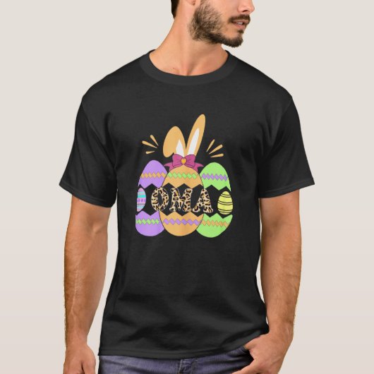 Die besten Bunny Oma der ersten Mama jetzt Oma Pro T-Shirt (Vorderseite)