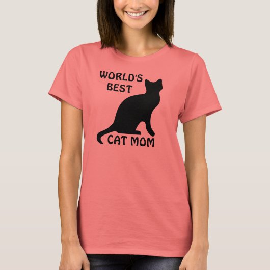 Die besten Cat Mama T - Shirt der Welt (Vorderseite)