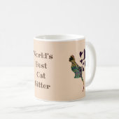 Die besten Cat Sitter Cat Hearts der Welt Vielen D Kaffeetasse (VorderseiteRechts)