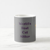 Die besten Cat Sitter Cat Hearts der Welt Vielen D Kaffeetasse (Mittel)