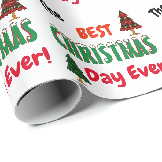 Die besten CHRISTMAS aller Zeiten! Baumumschlagpap Geschenkpapier (Rolleneckpunkt)