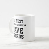 Die besten Computer-Ingenieure haben Bärte Kaffeetasse (Vorderseite Links)