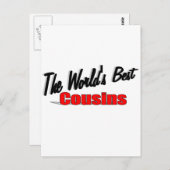 Die besten Cousins der Welt Postkarte (Vorne/Hinten)