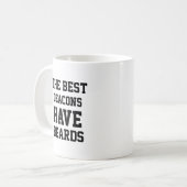Die besten Deacons haben Bärte Kaffeetasse (Vorderseite Links)