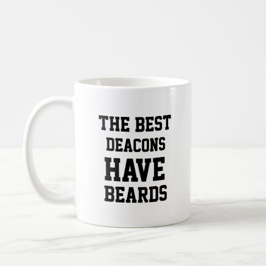 Die besten Deacons haben Bärte Kaffeetasse (Links)