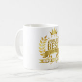 Die besten Dentist Gold 5 Sterne der Welt Kaffeetasse (Vorderseite Links)
