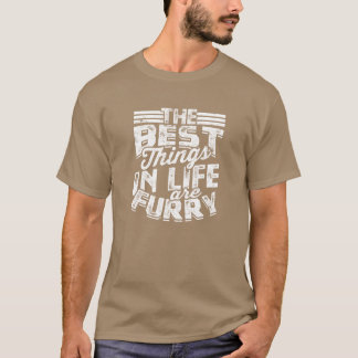 Die besten Dinge im Leben sind flauschige Pferde T-Shirt