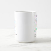 Die besten Dinge im Leben sind Freunde wie du! Kaffeetasse (Mittel)