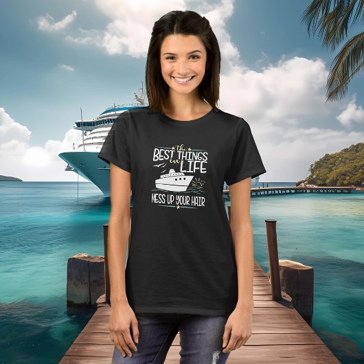 Die besten Dinge im Leben vermasseln das Haar T-Shirt