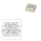 Die besten Dinge im Leben werden gerettet Gummistempel (Stempel)