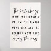 Die besten Dinge im Live-Poster Poster (Vorne)