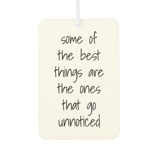 Die besten Dinge im Luftkühler Autolufterfrischer (Vorderseite)