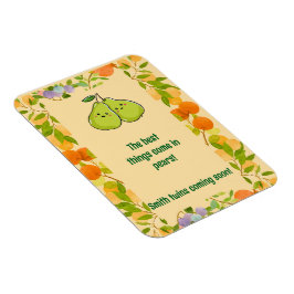 Die besten Dinge kommen in der Ankündigung von Bir Magnet