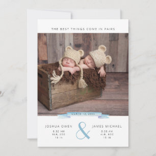 Die besten Dinge kommen in Paaren   Twins FotoColl Ankündigung