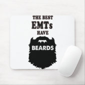 die besten EMT haben Bartgeschenk-Mann-T - Shirt Mousepad (Mit Mouse)